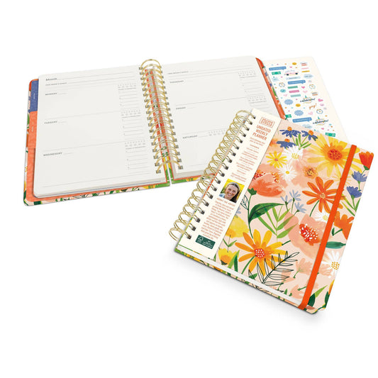 Studio Oh! - Bold Blossoms Undated Tri-Tab Planner