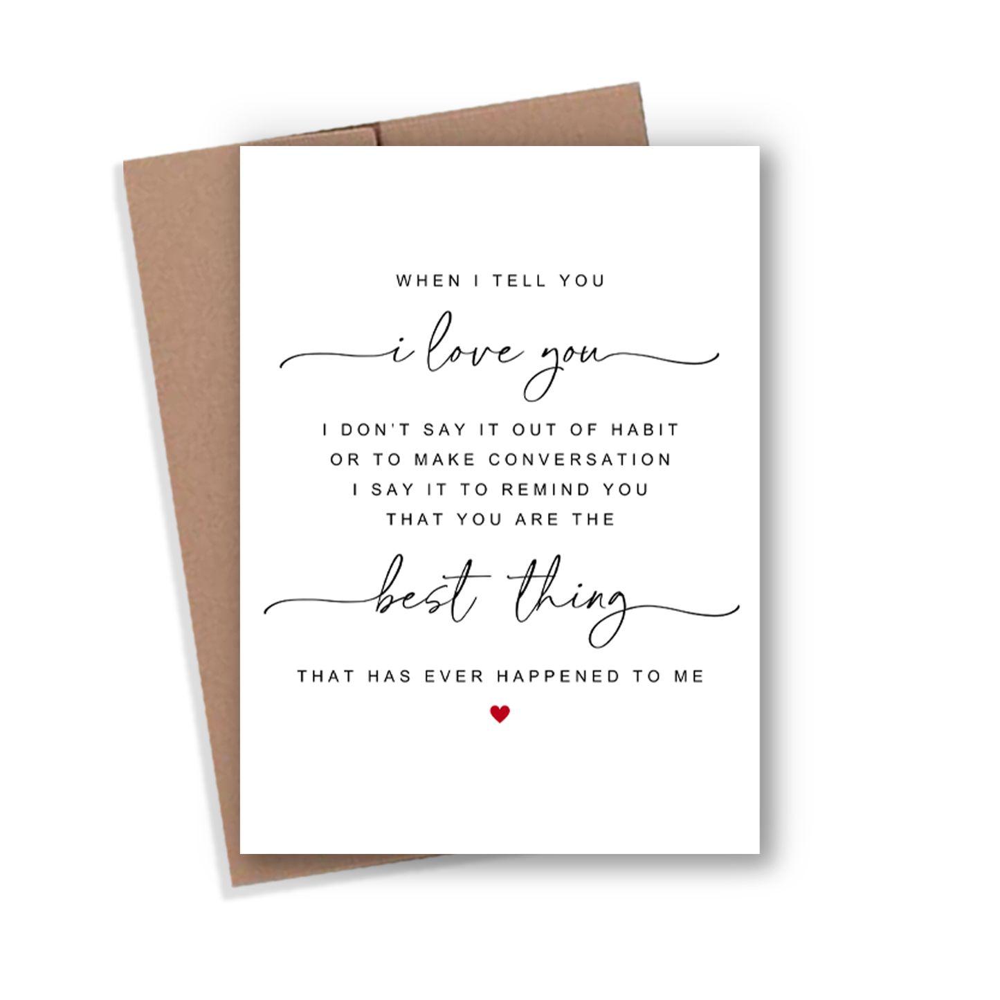 Expression Design Co - I Love You Card