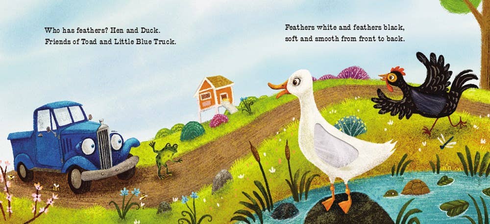 HarperCollins - Little Blue Truck Feeling Happy: A Touch-and-Feel Book