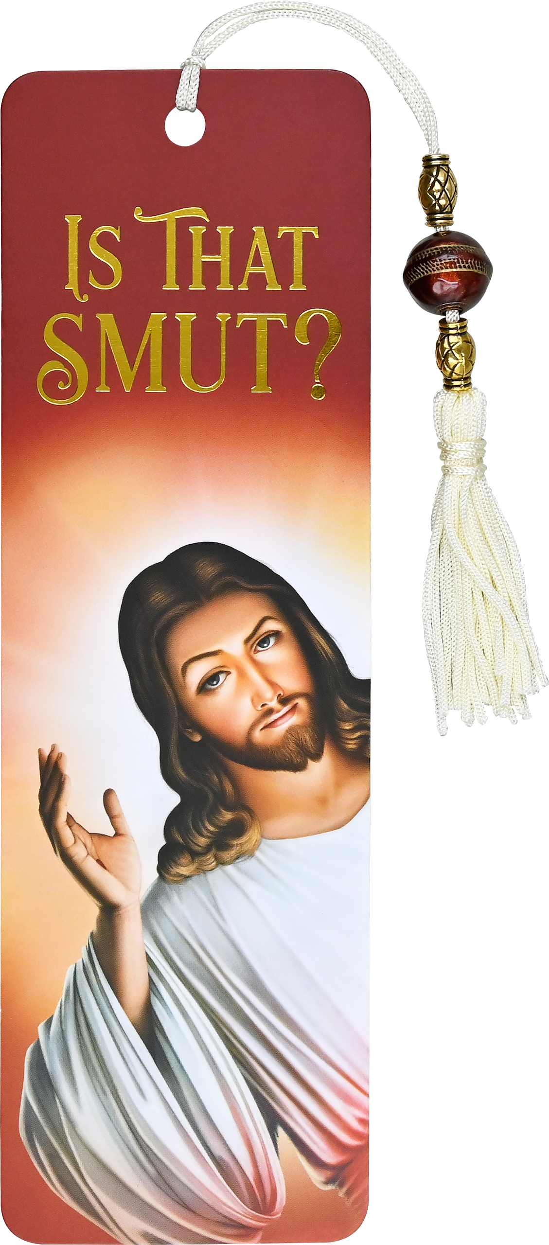 Peter Pauper Press - Is That Smut? Beaded Bookmark