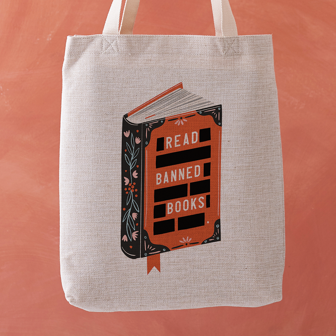 Bookishly - NEW Read Banned Books - Tote Bag