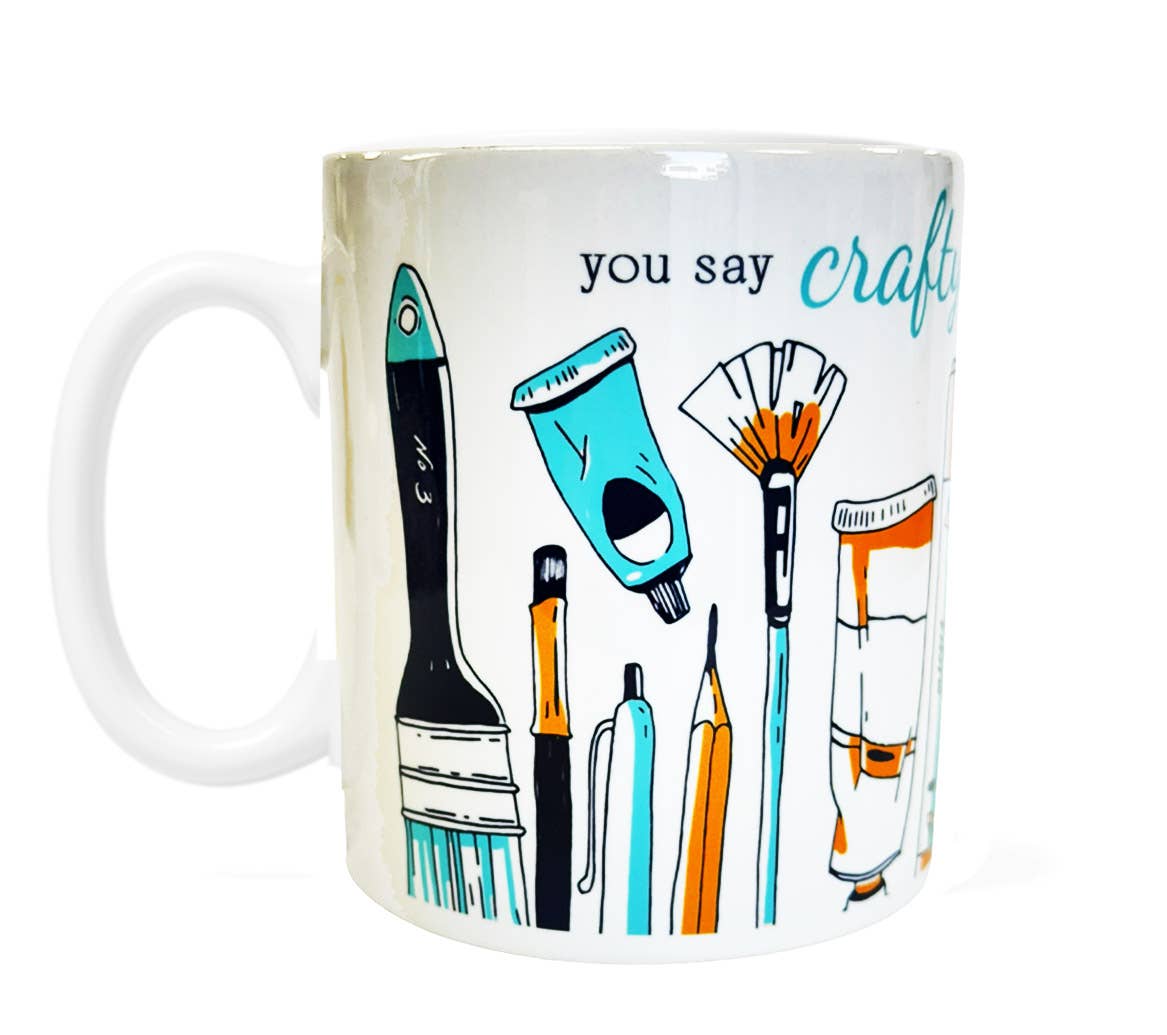 Crafty Bitch l Artist l Crafter l Art Teacher Mug