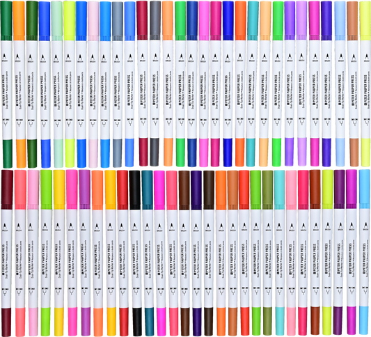 Peter Pauper Press - Studio Series Dual-Tip Coloring Markers (set of 60)