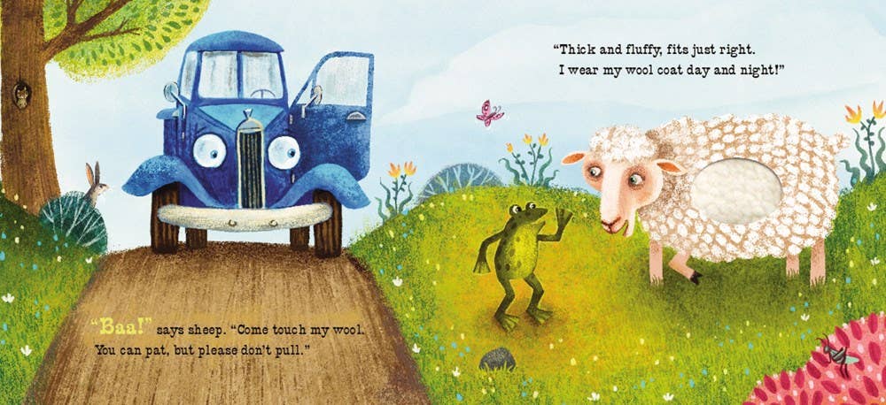 HarperCollins - Little Blue Truck Feeling Happy: A Touch-and-Feel Book