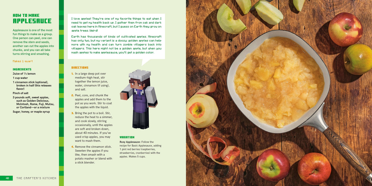 Penguin Random House LLC - The Crafter's Kitchen: An Official Minecraft Cookbook