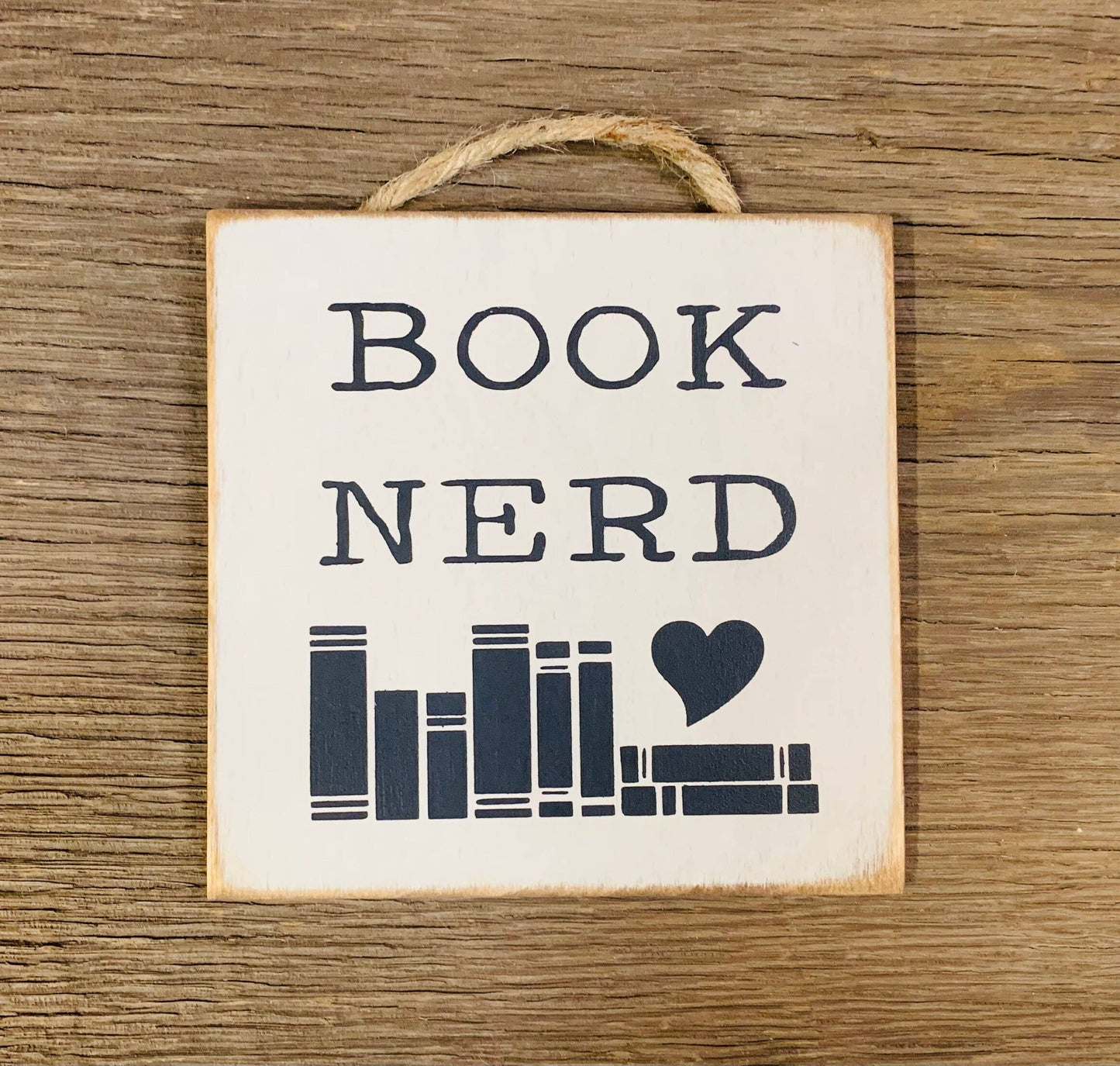 North Fork Mercantile - Book Nerd, Book Reader Gift, Book Lover, Book Sign