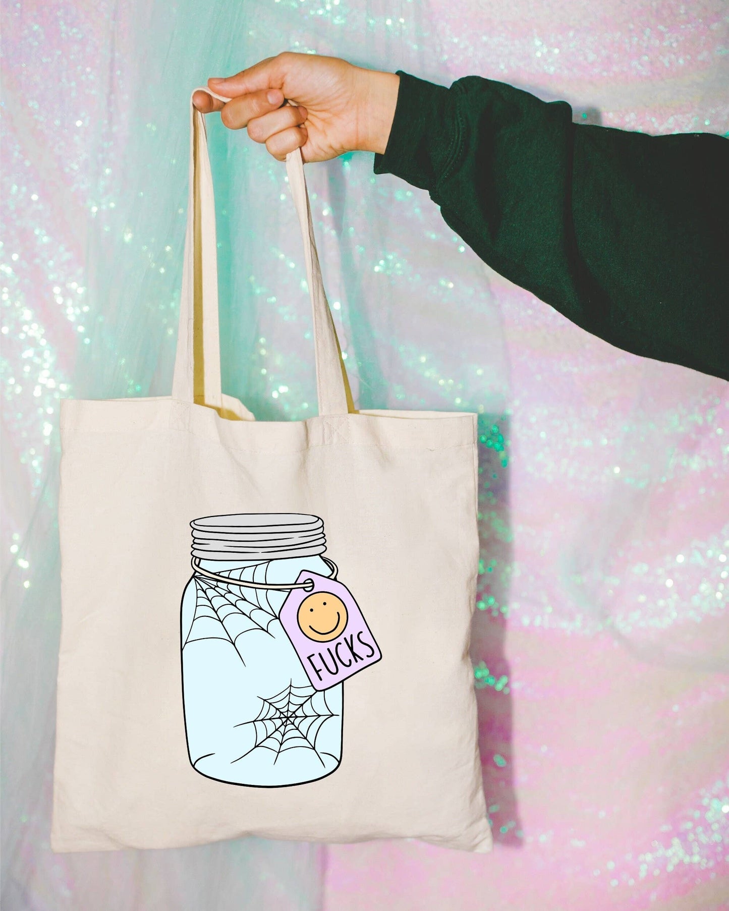 256 Craft Co - Zero Fucks Jar Canvas Tote Bag