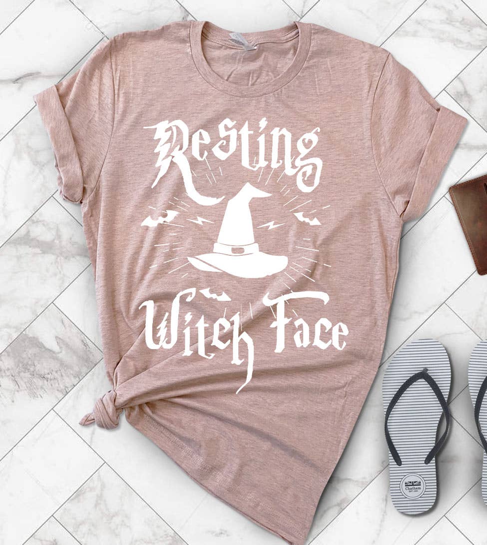 House Of Rodan - Resting Witch Face - Fall Halloween Sassy Witch Fun T-Shirt