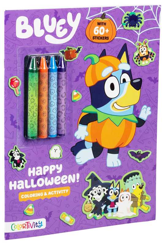 Simon & Schuster - Bluey Colortivity: Happy Halloween! by Grace Baranowski