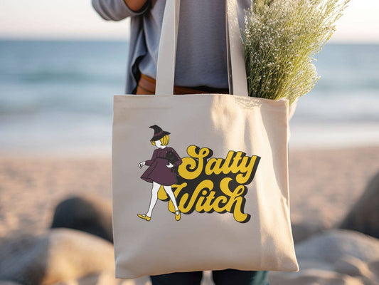 Sister Ray - Salty Witch Funny Canvas Tote Bag
