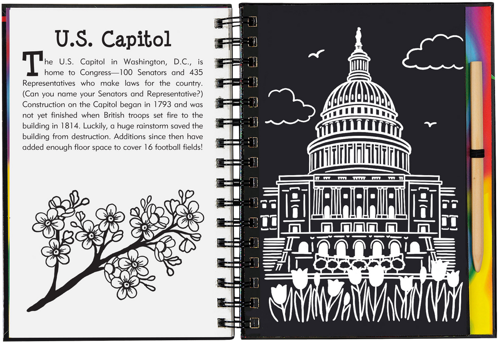 Peter Pauper Press - America Scratch and Sketch