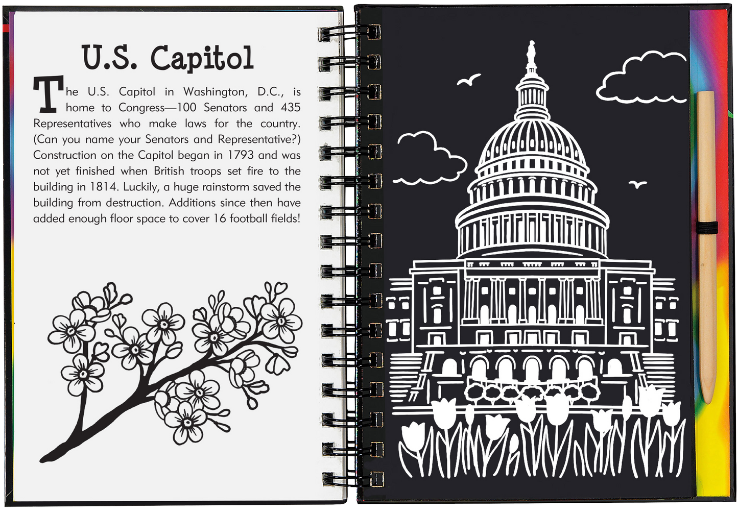 Peter Pauper Press - America Scratch and Sketch