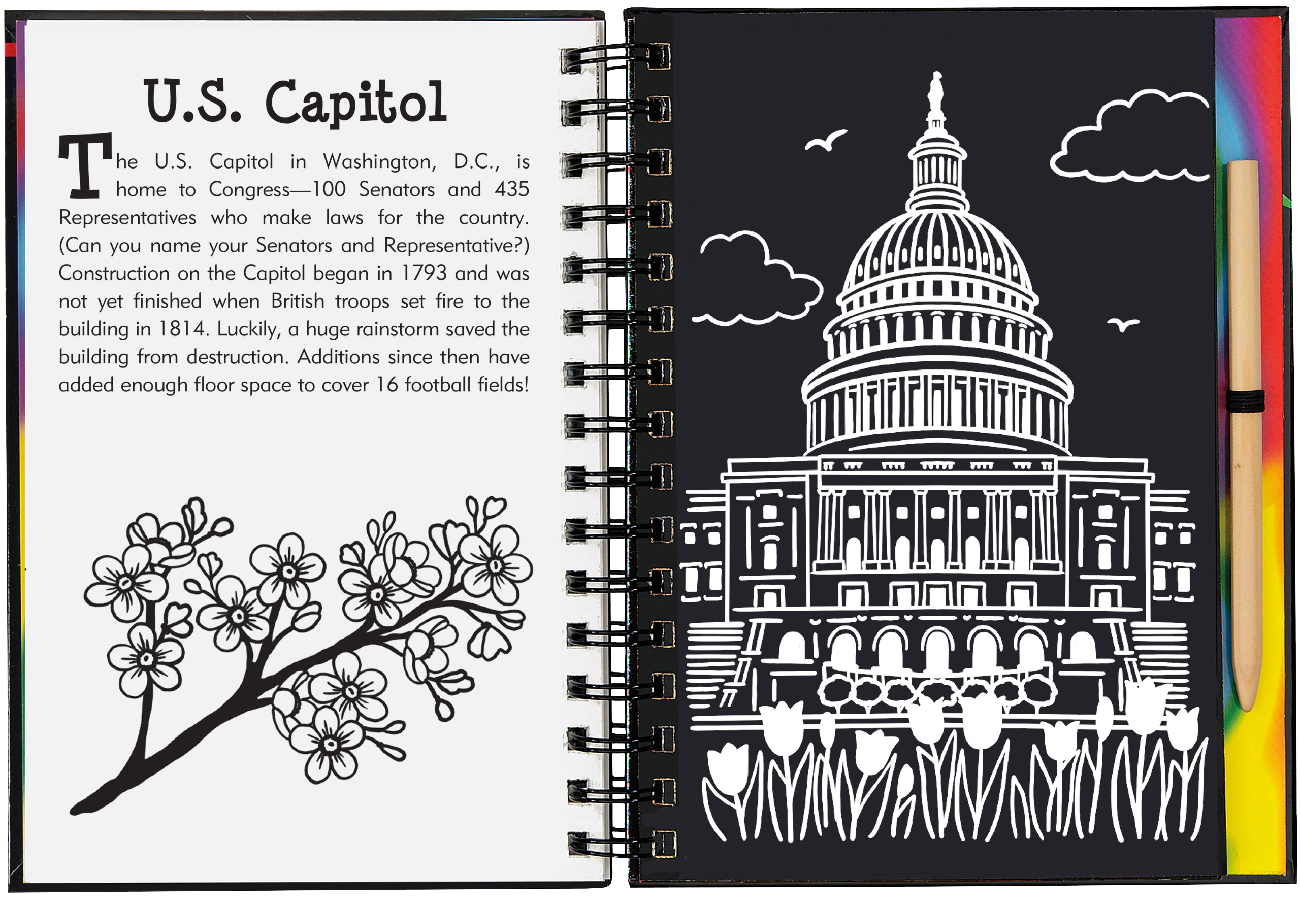 Peter Pauper Press - America Scratch and Sketch