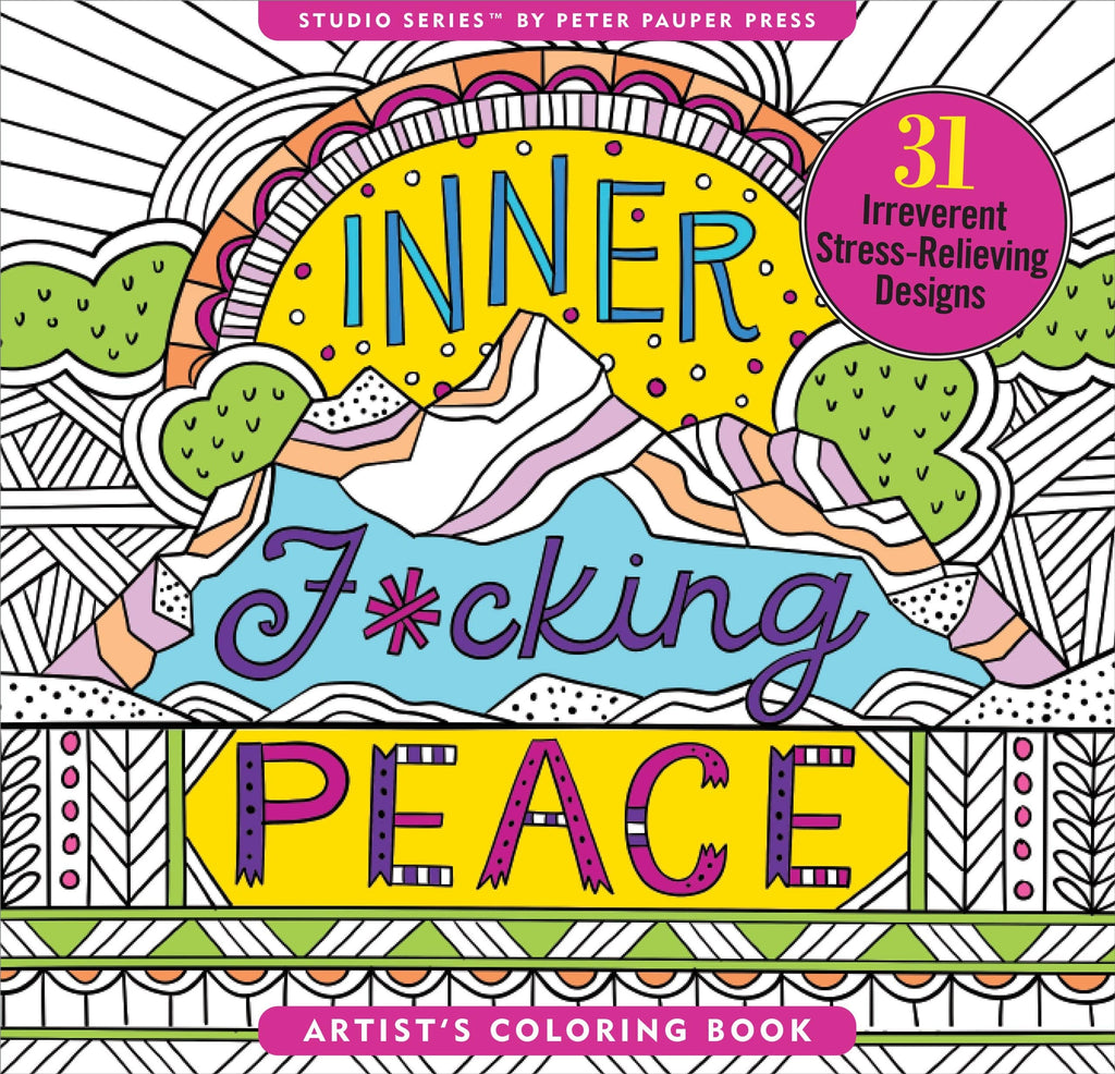 Peter Pauper Press - Inner F*cking Peace Adult Coloring Book