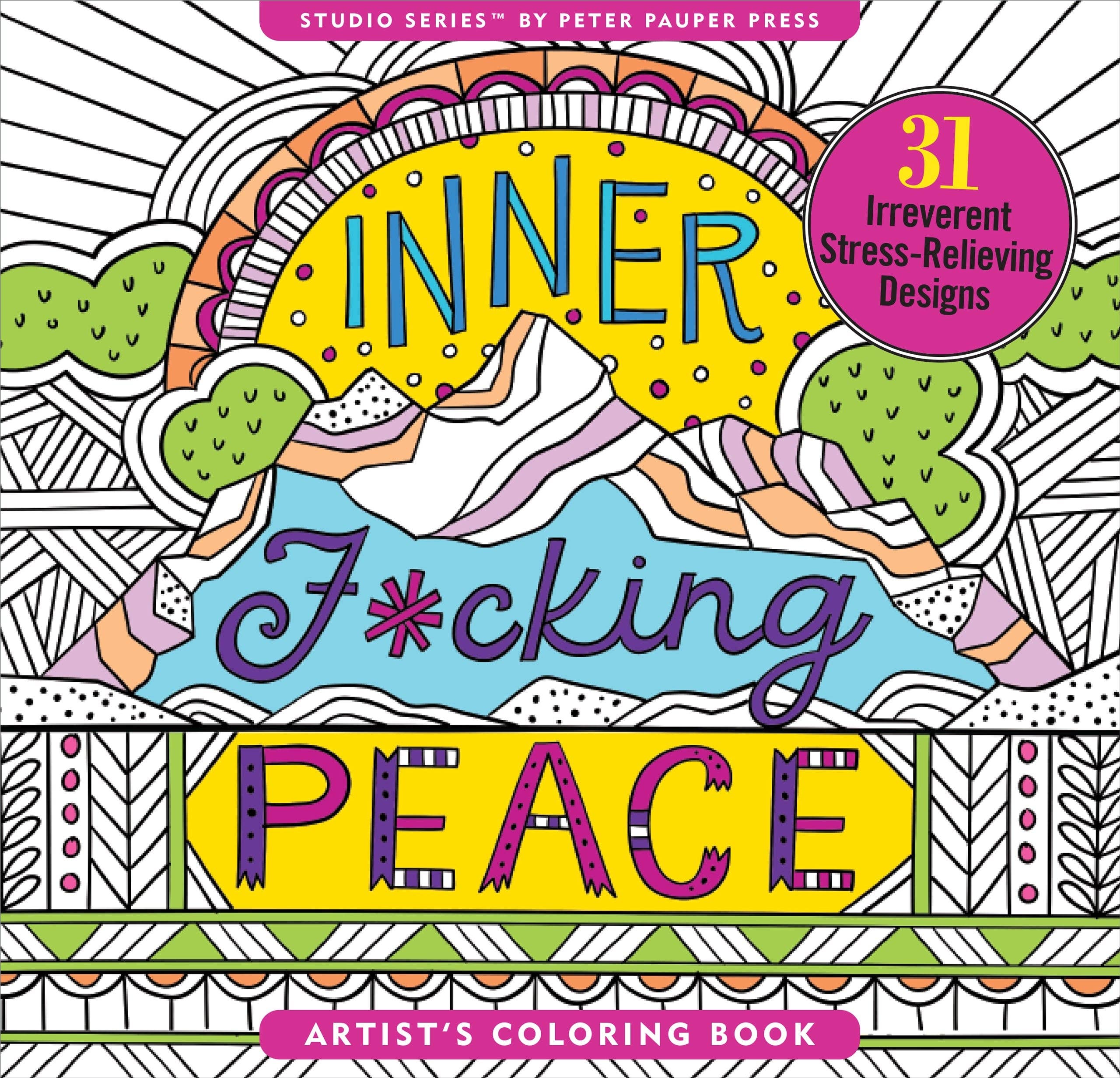 Peter Pauper Press - Inner F*cking Peace Adult Coloring Book