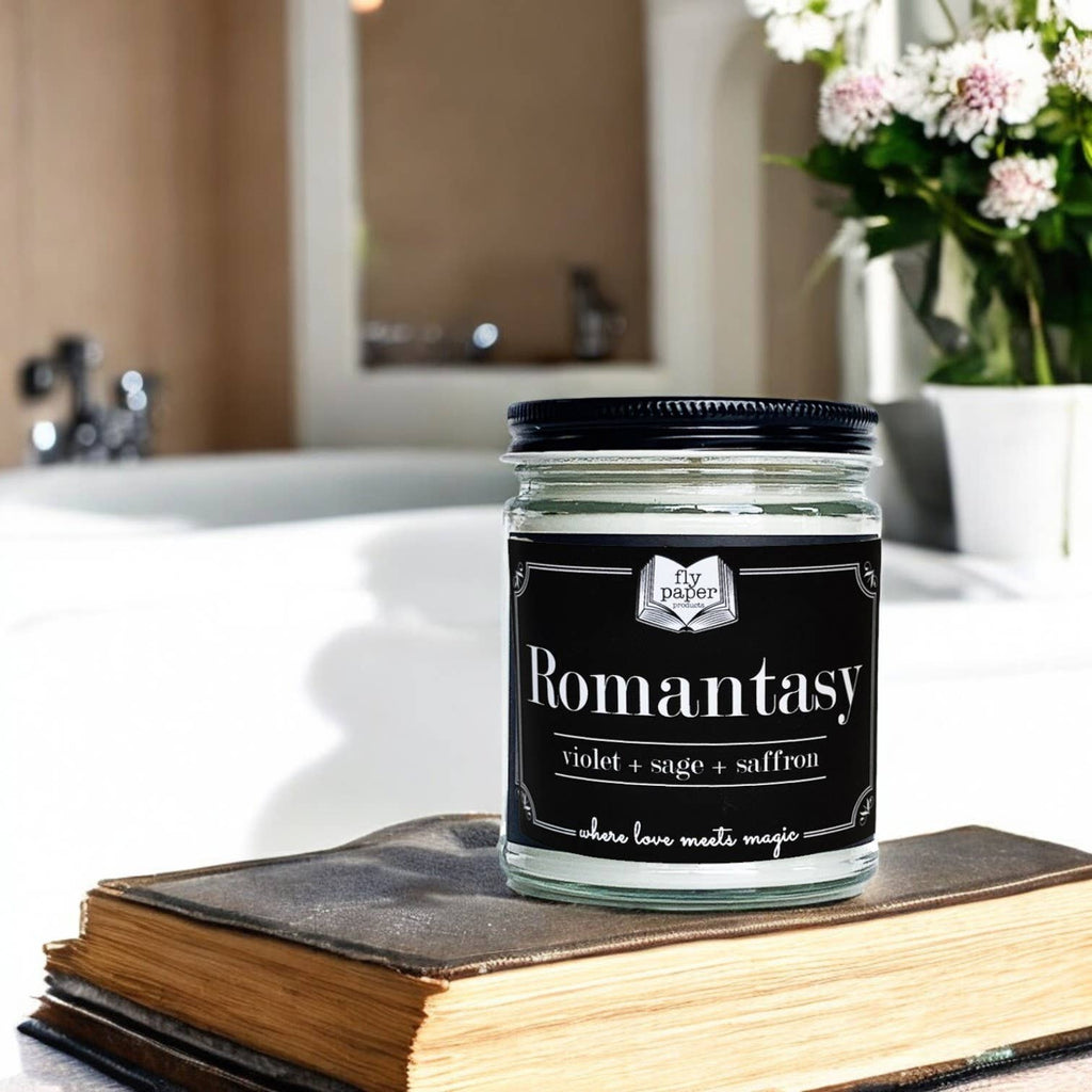 Fly Paper Products - Romantasy 9oz Candle Violet + Sage + Saffron