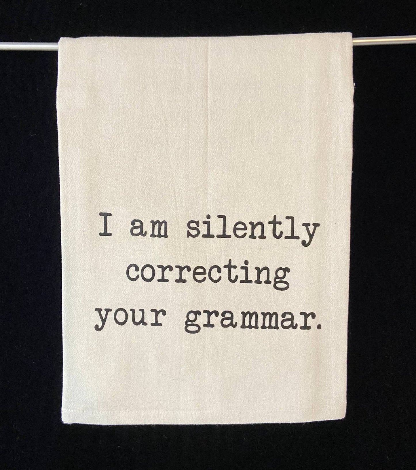 Bookish Endeavors - Towel: Grammar