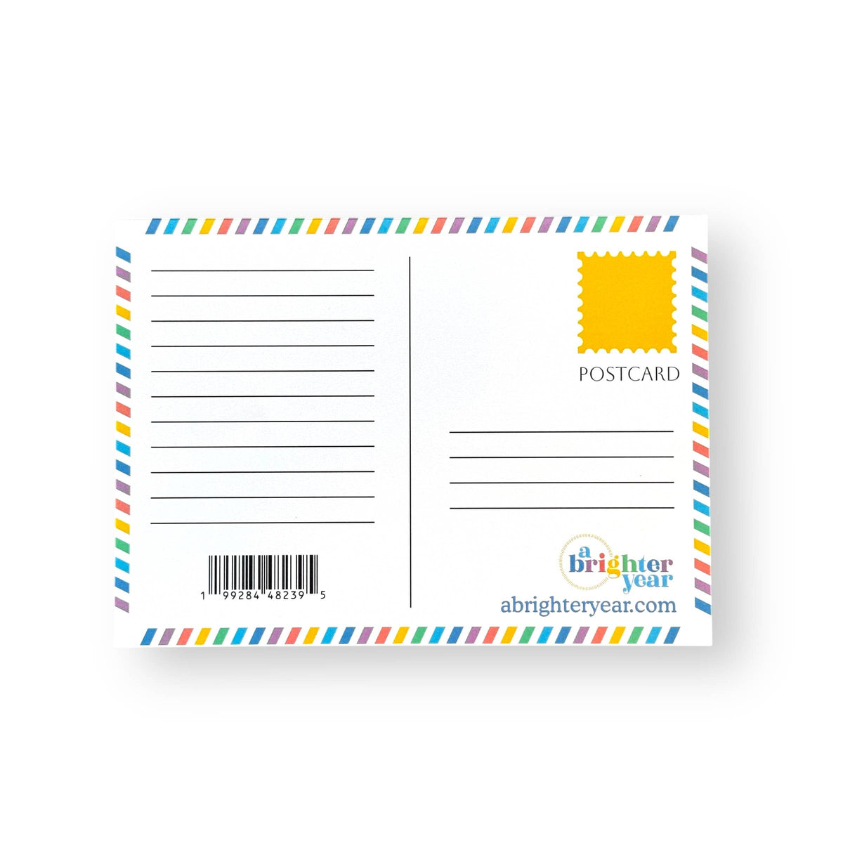 A Brighter Year - Color Your Own Indiana State Postcard
