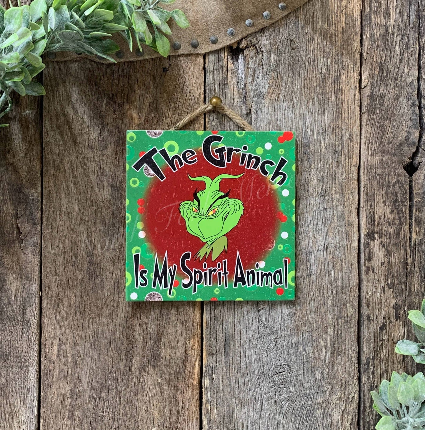 North Fork Mercantile - My Spirit Animal, Christmas Sign