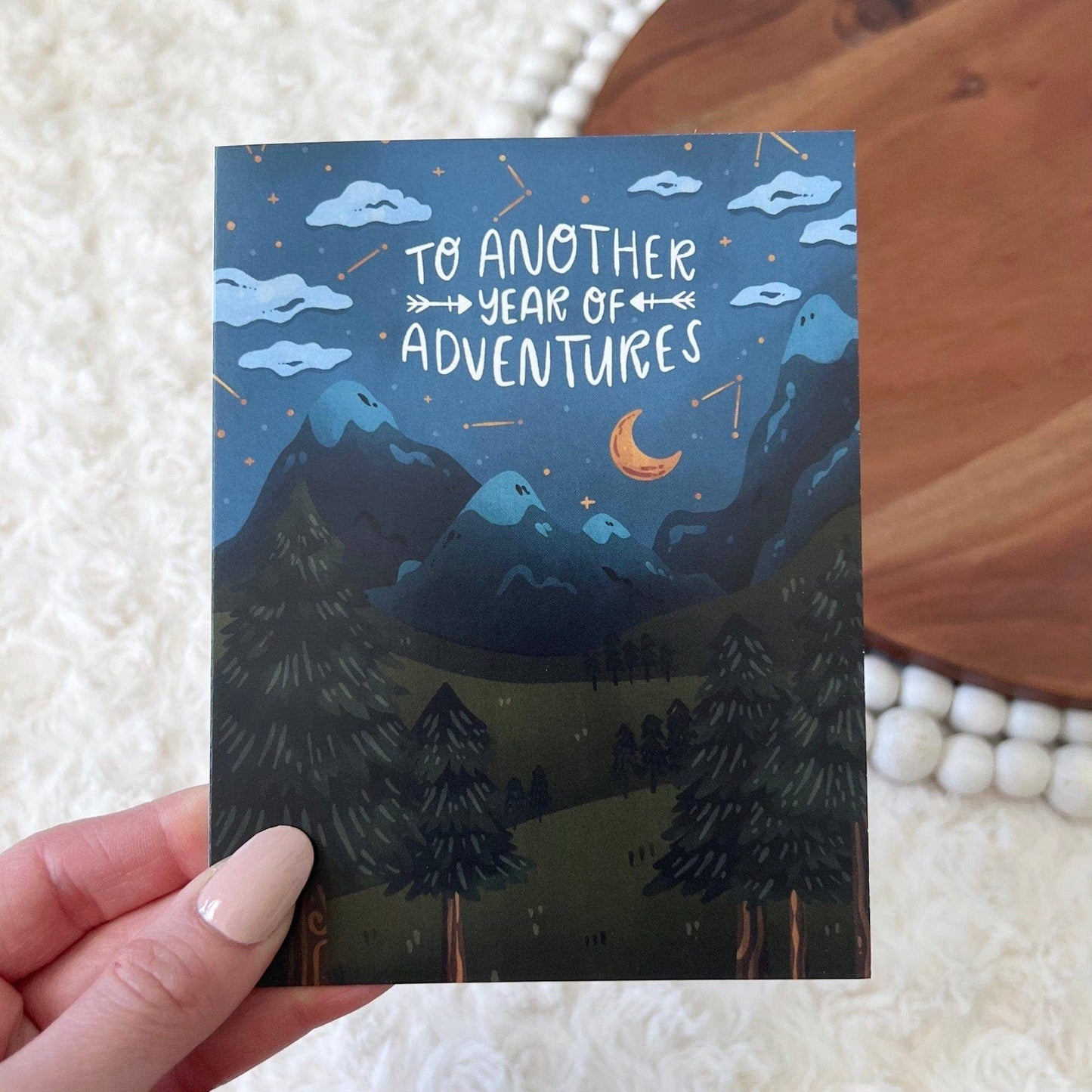 Big Moods - "To Another Year Of Adventures" Greeting Card