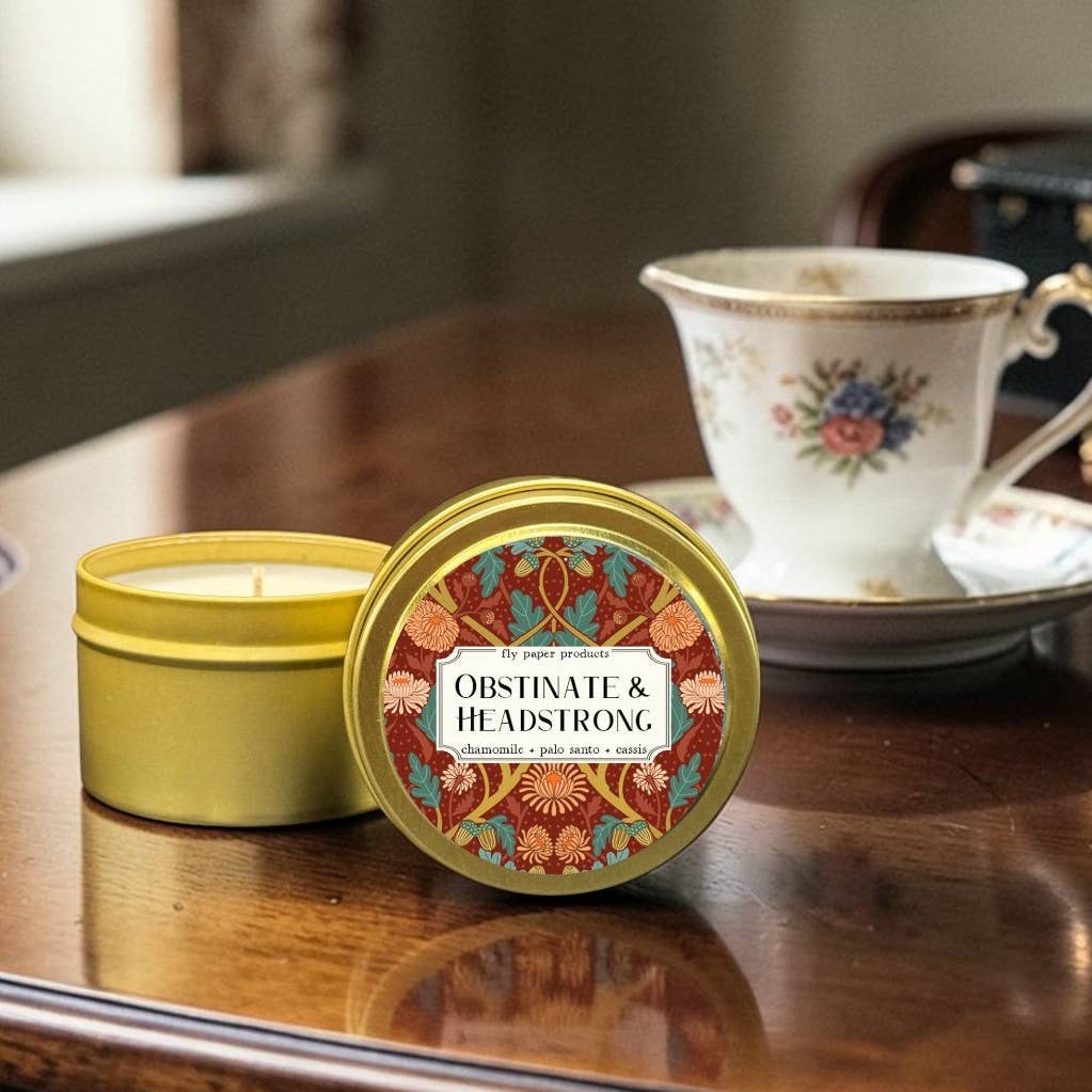 Fly Paper Products - Obstinate and Headstrong 4oz Candle Chamomile + Palo Santo