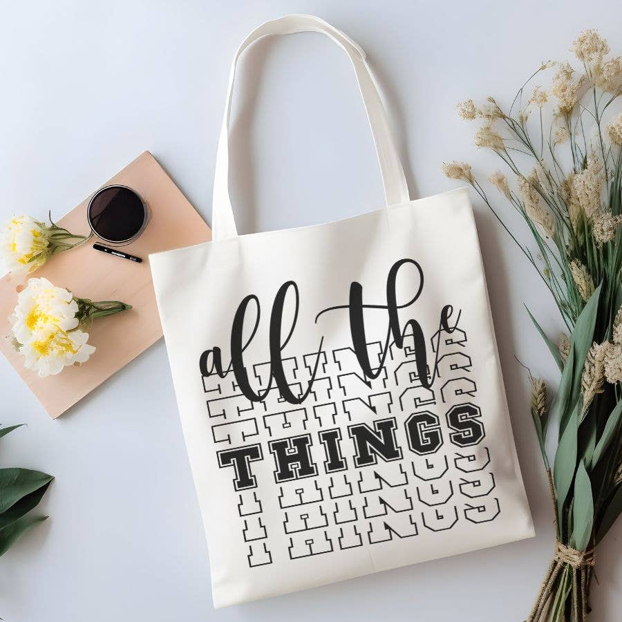 Sister Ray - All The Things Canvas Tote Bag