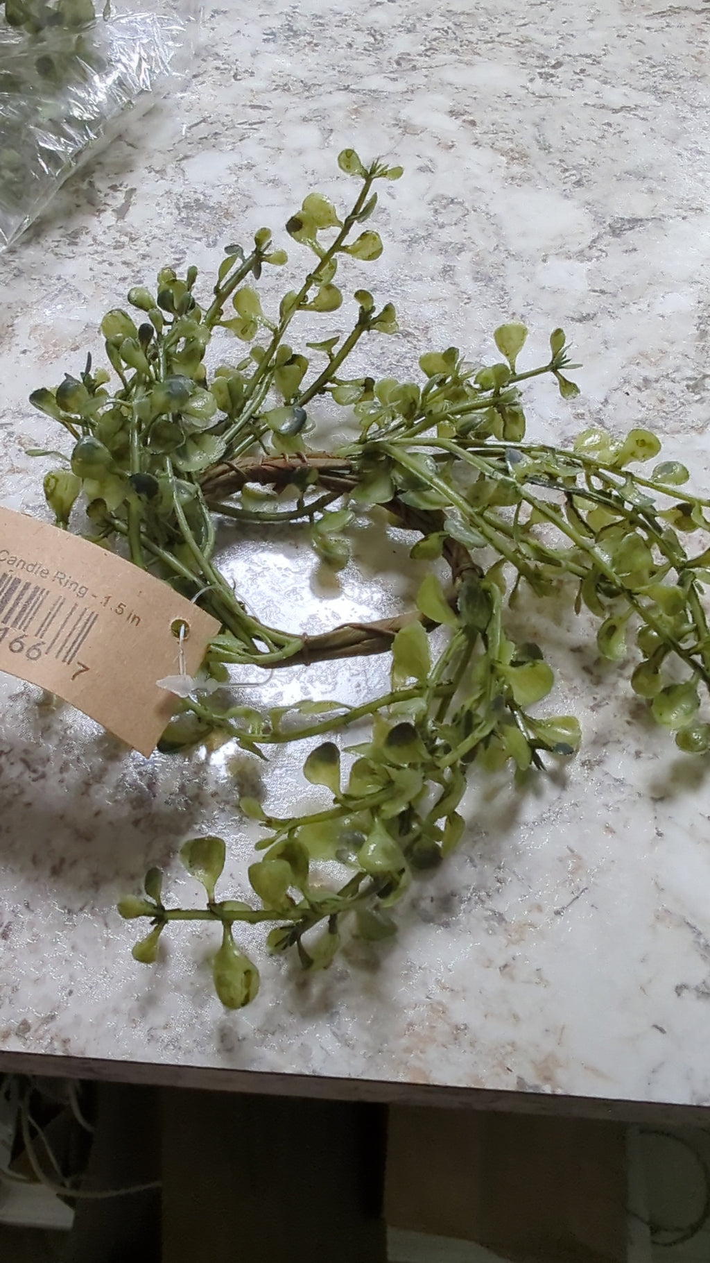 Peppergrass candle ring