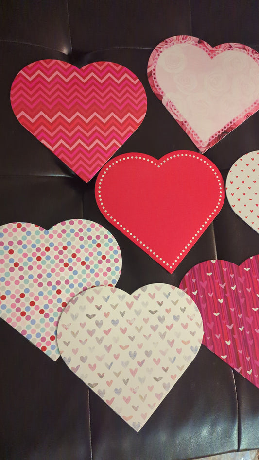 Heart shaped blank book